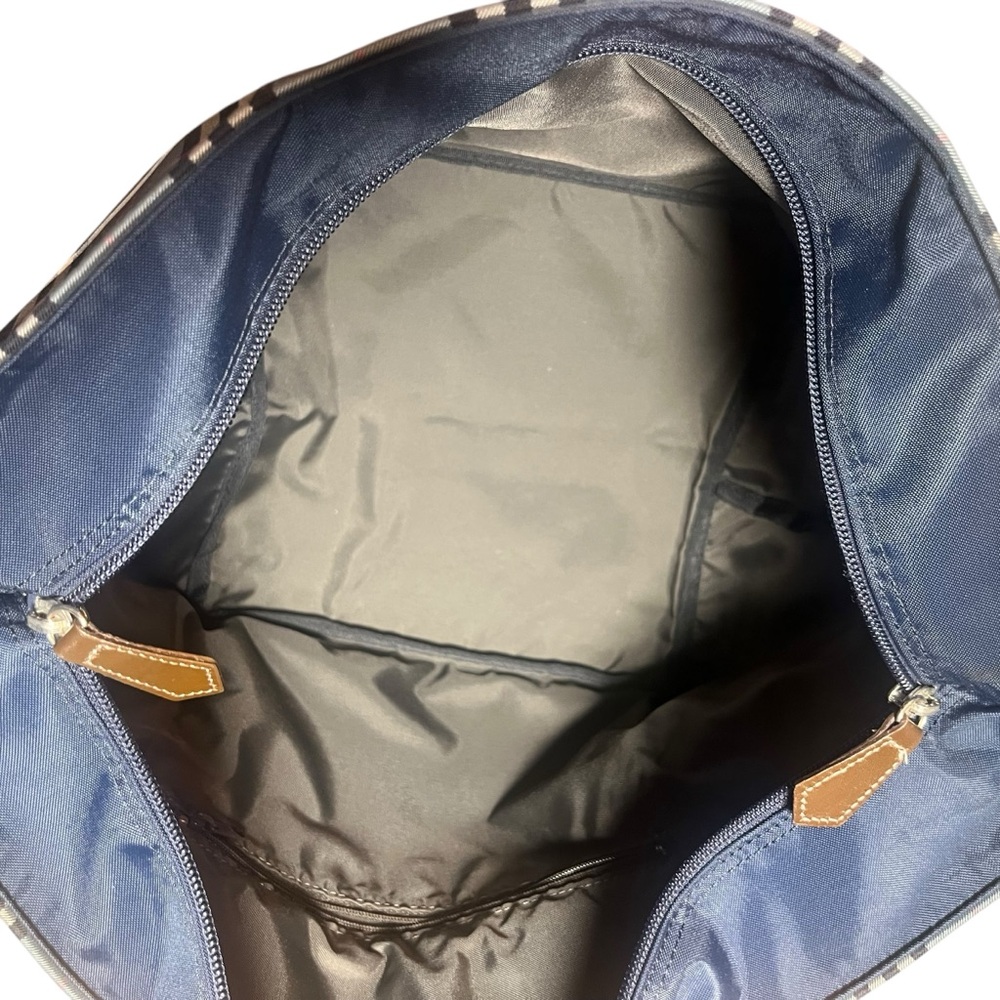 Burberry Blue Label Vintage Plaid Tote Bag – Rare Burberry Japan Line - Picture 7 of 16